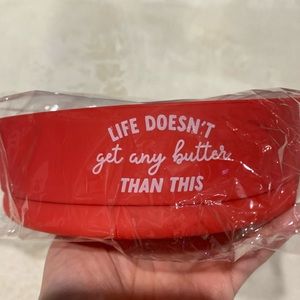 NWT Smartass and Sass - Red - Life Doesn't Get Any Butter Than This Popcorn Bowl